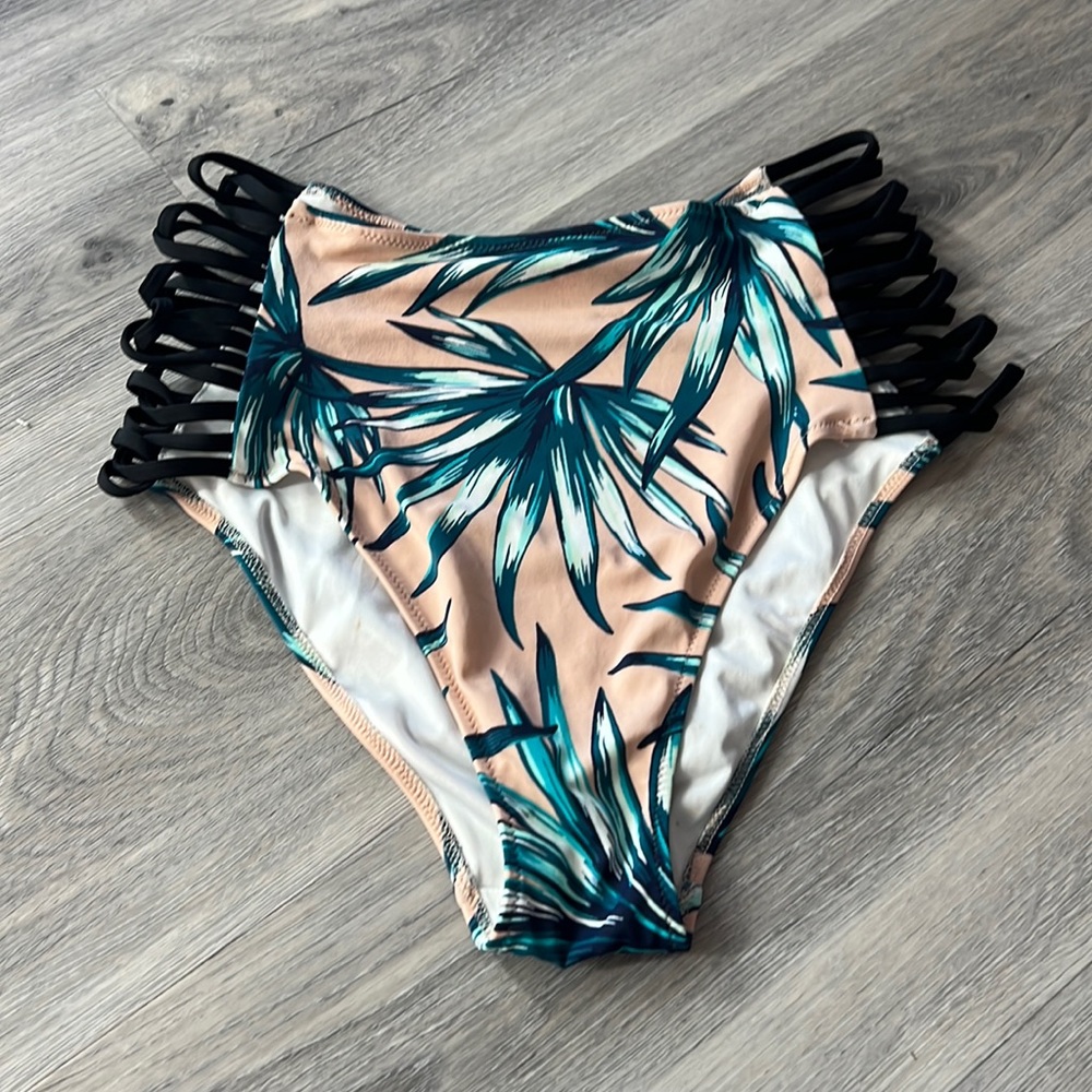 Pink Victorias Secret high waisted bikini bottoms size medium